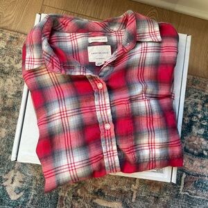 American Eagle Outfitters Red Flannel Shirt, Size S
